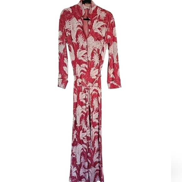 ZARA floral jacquard jumpsuit - Picture 6 of 6